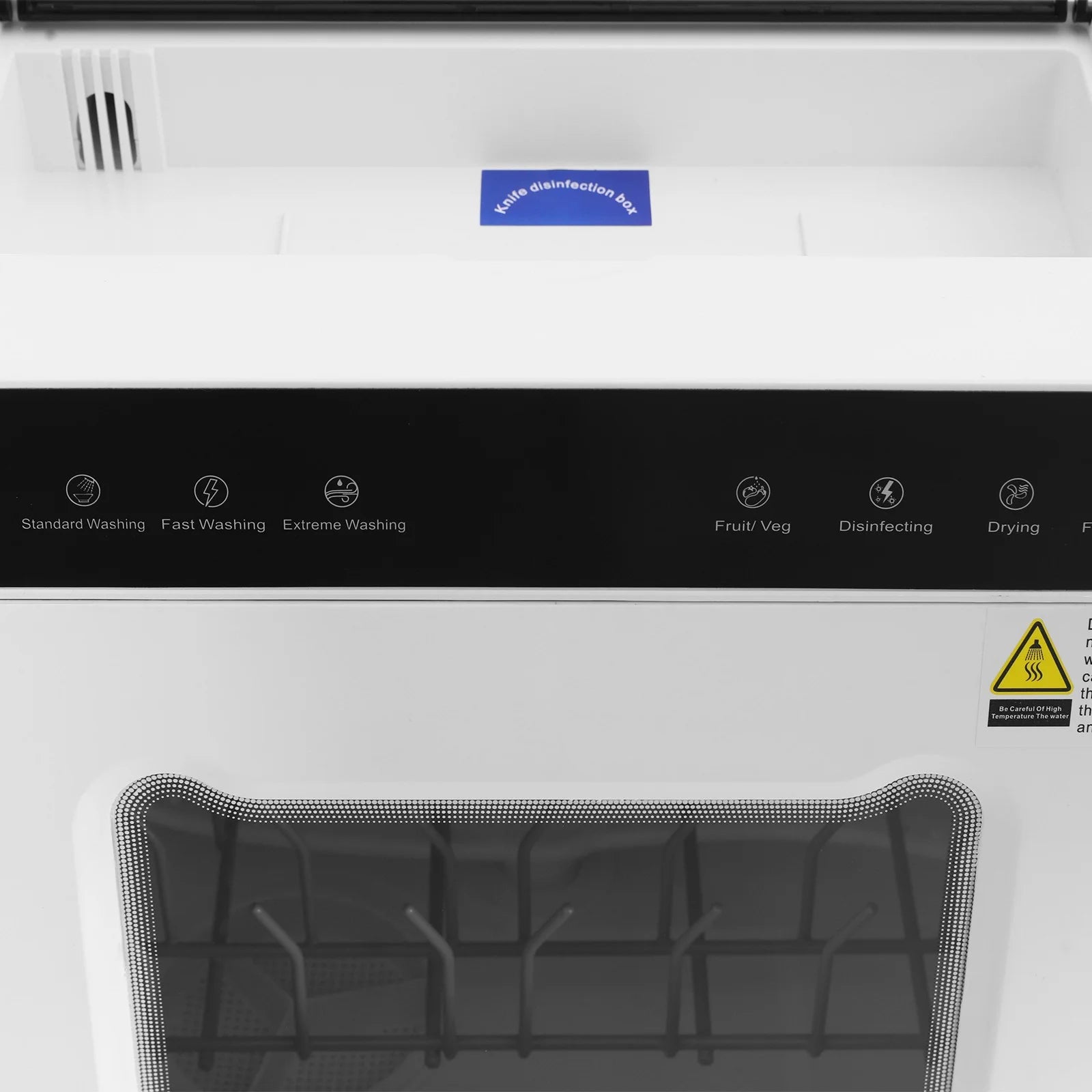 Compact Dishwasher, 18.11in Width with 4-6 Place Settings, 5 Wash Modes and Disinfection Function, Ideal for Apartments and RVs