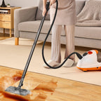 2000W Heavy Duty Steam Cleaner Multipurpose, 51oz Large Tank with 27 Attachments for Floors, Carpets, Cars, Windows - Powerful Household Steamer