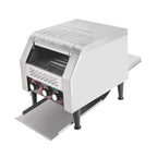 Miumaeov Conveyor Toaster 300 Slices/Hour Heavy Duty Commercial Conveyor Toaster 2200W Stainless Steel Toaster Oven for Restaurant & Home Use