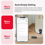 Roborock Q8 Max+ Robot Vacuum and Mop with Self-Emptying, Obstacle Avoidance, LiDAR Navigation, 5500Pa Suction Power, and App Control