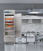 Westlake Commercial Reach In Upright Freezer WKF-49B Double Solid Door Stainless Steel 49 Cu. ft