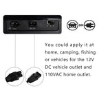 CAMOTUSE 12V Electric Fridge Cooler Truck Thermoelectric Freezer Car Iceless Refrigerator