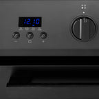 Cosmo 30 in. Stellar Collection 5.0 cu. ft. Electric Range, 4 Burners, Convection Oven in Matte Black