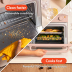 bella 6-Slice Toaster Oven, Oatmilk