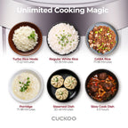Cuckoo CRP-P1009SW 10-Cup (Uncooked) Heating Pressure Rice Cooker & Warmer with Nonstick Inner Pot