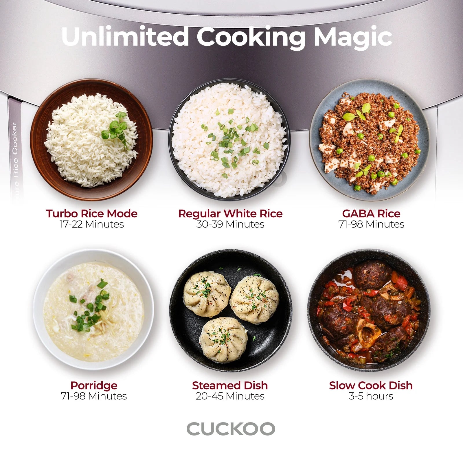 Cuckoo CRP-P1009SW 10-Cup (Uncooked) Heating Pressure Rice Cooker & Warmer with Nonstick Inner Pot