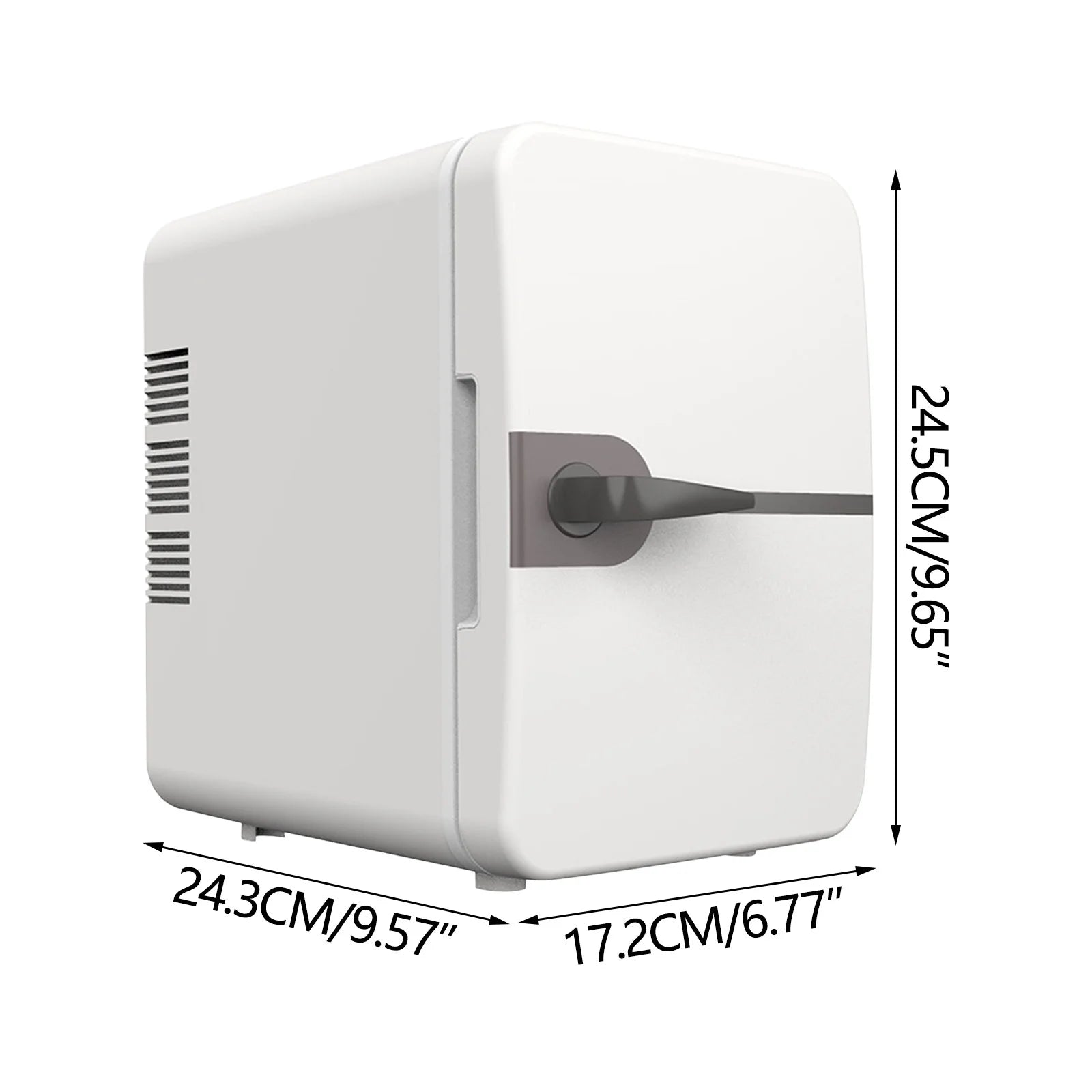 Luckky Mini Fridge, 6 Liter Portable Cooler and Warmer Personal Refrigerator for Skin Care, Cosmetics, Beverage, Food,Great for Bedroom, Office, Car, Dorm (Pink)