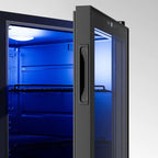 Yeego Beverage Refrigerator Cooler, Freestanding Beverage Fridge with Glass Door,95 Cans