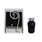 Equator 24 in Dishwasher 15 place QUIET 110V E-Star ADA+3/4 HP Garbage Disposer