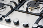 30" Stainless Steel Gas Cooktop - 5 Burners