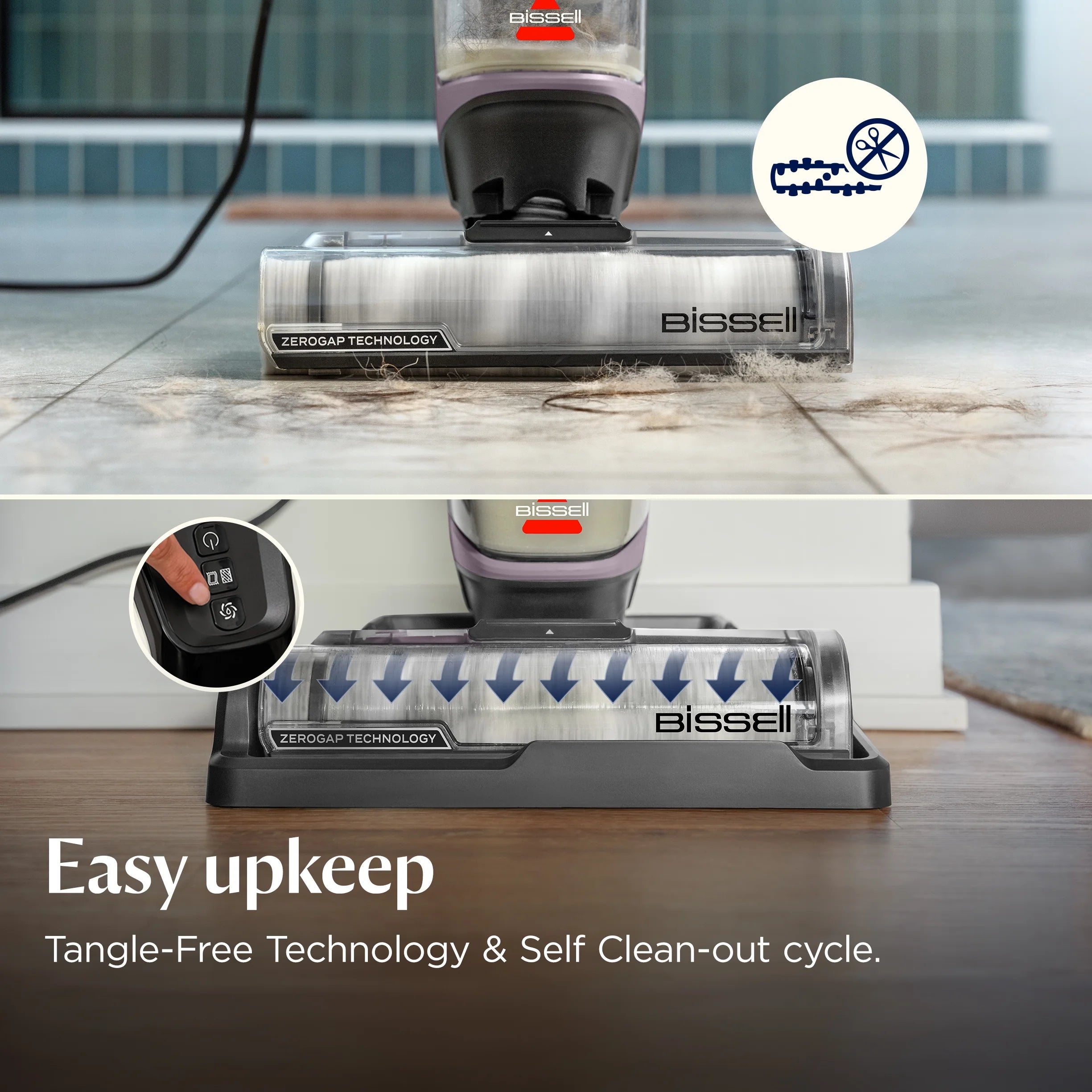 BISSELL CrossWave Edge, Corded, Multi Surface Hard Floor Cleaner Wet Dry Vacuum with Zero-Gap Edge Cleaning Technology, Self Cleaning Cycle, Pet Multi-Surface  Febreze Trial Formula, 4157