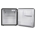 Open Box Magic Chef 1.6 Cu. Ft. Retro Mini Fridge with LED Light, Black, 34 lbs