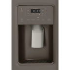 GE 36 Inch Counter Depth Freestanding Side by Side Refrigerator-Slate (GZS22IMNES)