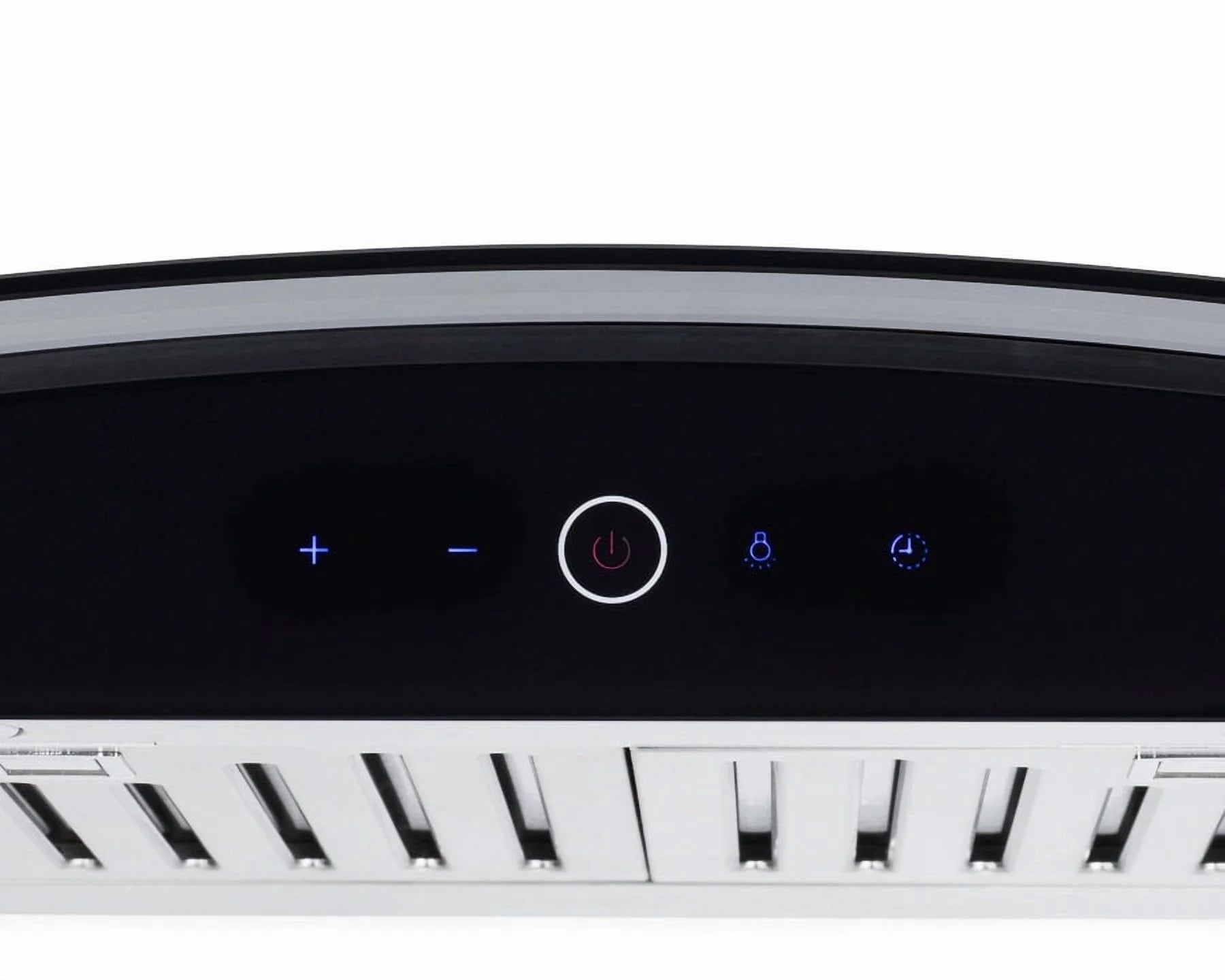 Hauslane|Chef Series WM-639 30-inch Wall Mounted Range Hood | Contemporary Design Professional Suction | Dishwasher Safe Baffle Filters, 3 Speed Settings, Touch Control Panel