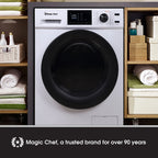 Magic Chef 2.7 cu. ft. White All in One Ventless Washer Dryer Combo in White