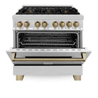 ZLINE KITCHEN AND BATH RAZWM36G professional gas range
