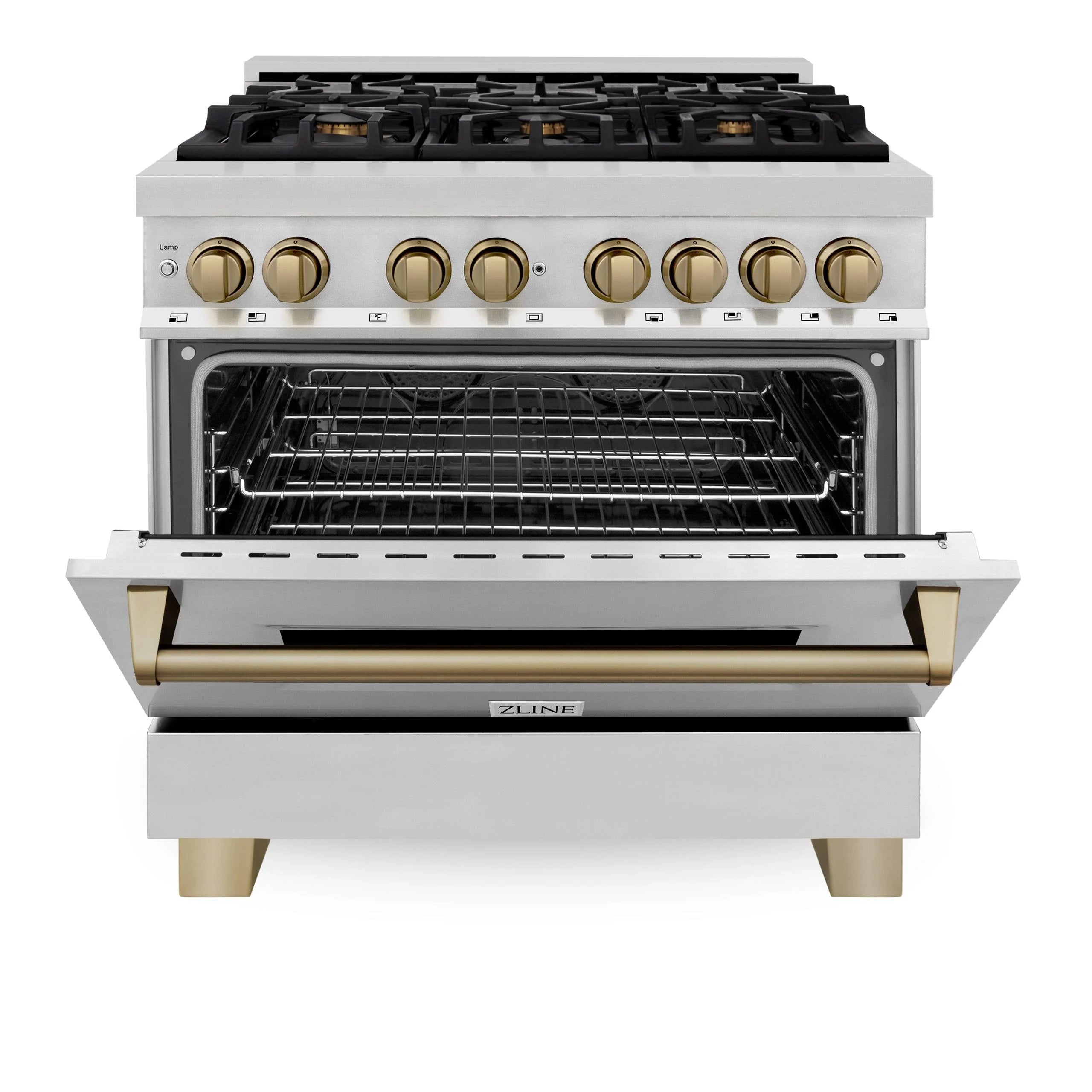 ZLINE KITCHEN AND BATH RAZWM36G professional gas range