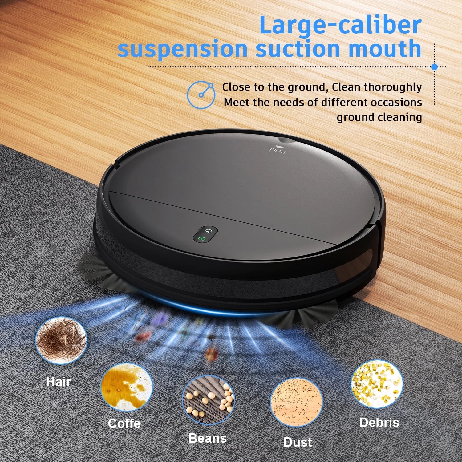 ONSON Robot Vacuum Cleaner, Robot Vacuum and Mop Combo with WIFI/Alexa for Pet Hair and Hard Floor