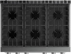 36 In. 6.0 Cu. Ft. Gas Freestanding Range with 6 Sealed Burners Gas Cooktop, Cast Iron Grates and Primary Convection Oven In Stainless Steel