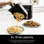 Ninja?? Foodi?? 6-in-1 Smart 10-qt. 2-Basket Air Fryer