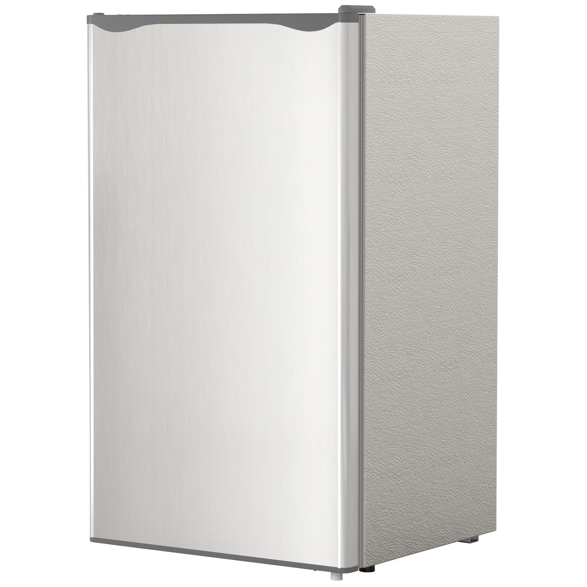 KOFUN Mini Fridge with Freezer, Stainless Steel, 3.2 Cu.ft Compact Refrigerator, Portable Cooler Warmer for Kitchen, Bedroom, Dorm, Apartment, Bar, Office, RV