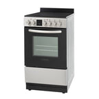 Equator 20" Electric Cooking Range 4 Ceramic Burner CONVECTION OVEN+AIR FRYER SS