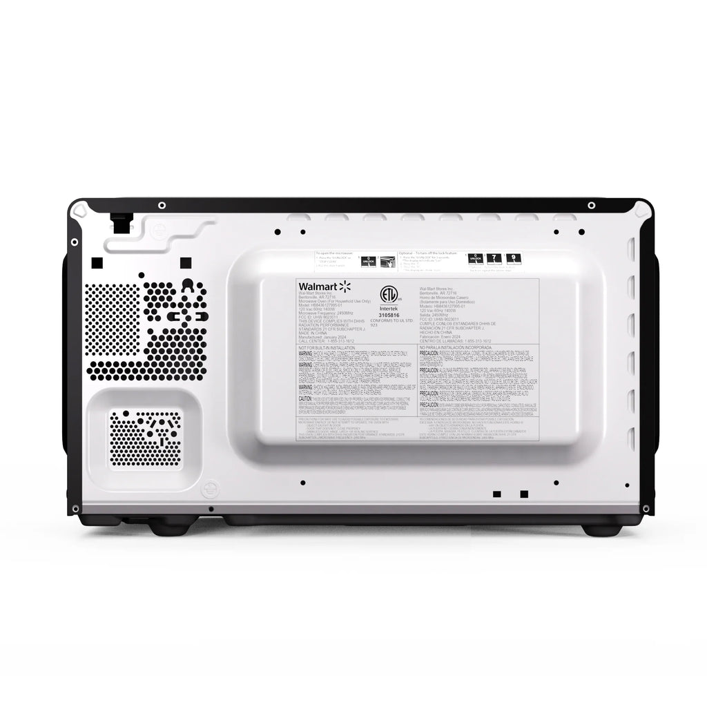 Hamilton Beach 0.9 Cu ft Countertop Microwave Oven, 900 Watts, Stainless Steel, New