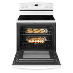 Brand New Amana® AER6303MFW - Freestanding 30" Electric Range - White - with Extra Large Oven Window 46" H x 27" D x 29" W