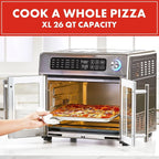 Emeril Lagasse French Door Air Fryer Toaster Oven Combo, 26QT, Stainless Steel, 4-00675-02X