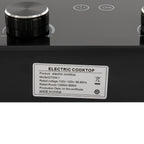 Electric Hob Cook Top Stove 110V Induction Cooktop 2 Burners Ceramic Cooktop