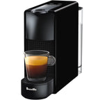 Breville New  Nespresso Essenza Mini Single-Serve Machine Aeroccino Milk Frothier, Black