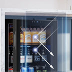 Yeego Beverage Cooler Refrigerator, Freestanding Beverage Fridge with Glass Door,102 Cans