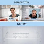 Upstreman 7.0 Cu.Ft Upright Freezer Convertible Fridge/Freezer, Garage Ready Deep Freezer with Reversible Door, UP70 White