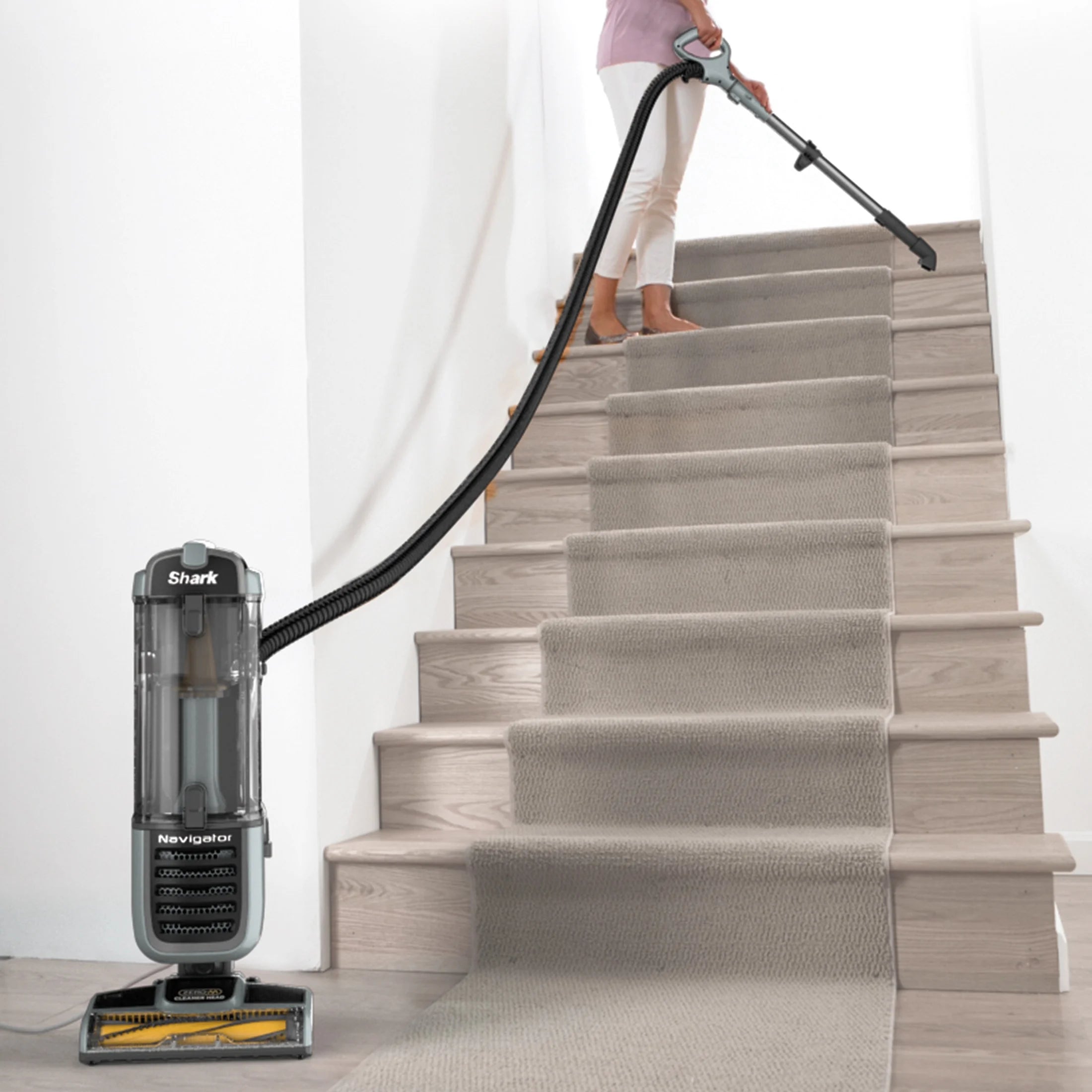 Shark Navigator Pet Pro Upright Vacuum Cleaner - Self-Cleaning Brushroll, 3XL Capacity, HEPA Filter