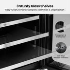Whynter 24'' Beverage Refrigerator Cooler, 140 Cans Beverage Fridge, Built in or Freestanding Beverage Center with Stainless Steel Door