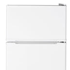 GE Appliances 3.1 Cu. Ft. Freestanding Double Door Compact Refrigerator, Steel