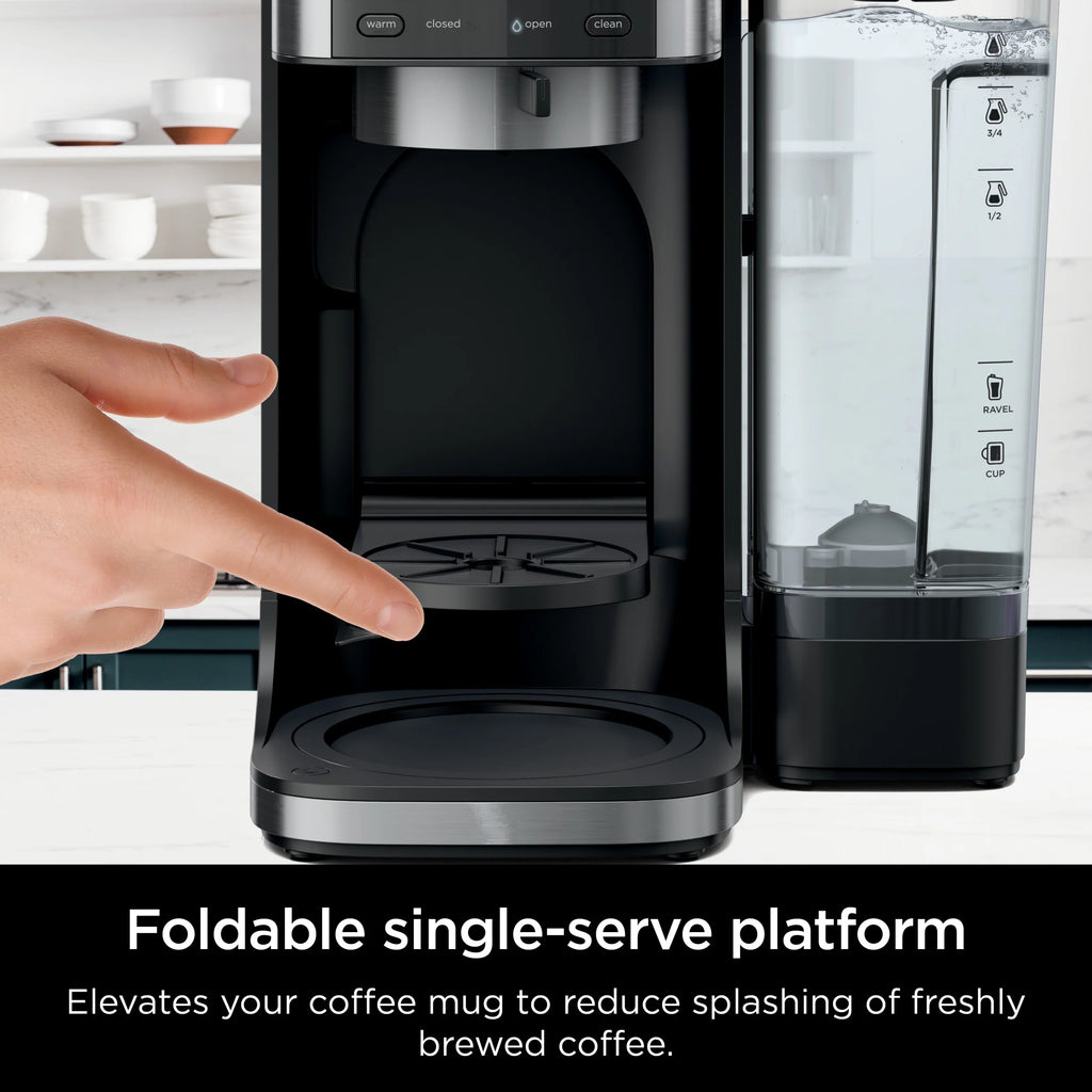 Ninja DualBrew Hot & Iced Coffee Maker, Single-Serve, compatible with K-Cups & 12-Cup Drip Coffee Maker, CFP101