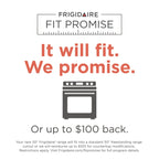 Frigidaire 30" Gas Range with Steam Clean, Black