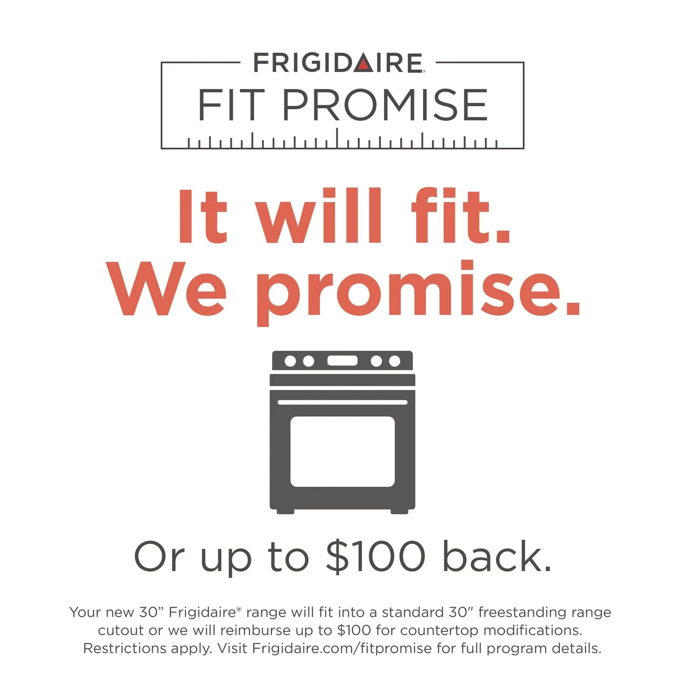 Frigidaire 30" Gas Range with Steam Clean, Black