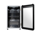 Frigidaire 3.3 Cu. Ft. Retro Refrigerator, Glass Door, Black