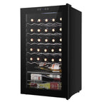 Ktaxon 18 Bottle Compressor Wine Cooler Freestanding Wine Fridge, Fast Cooling, Low Noise
