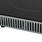 Electric Ceramic Cooktop, 24inch 3 Burners Electric Cooktop with Time Adjustable Function 9 Heating Levels Electric Stove Top