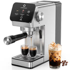 LINKChef Espresso Machine 20 Bar, Professional Espresso Maker with Milk Frother Steam Wand