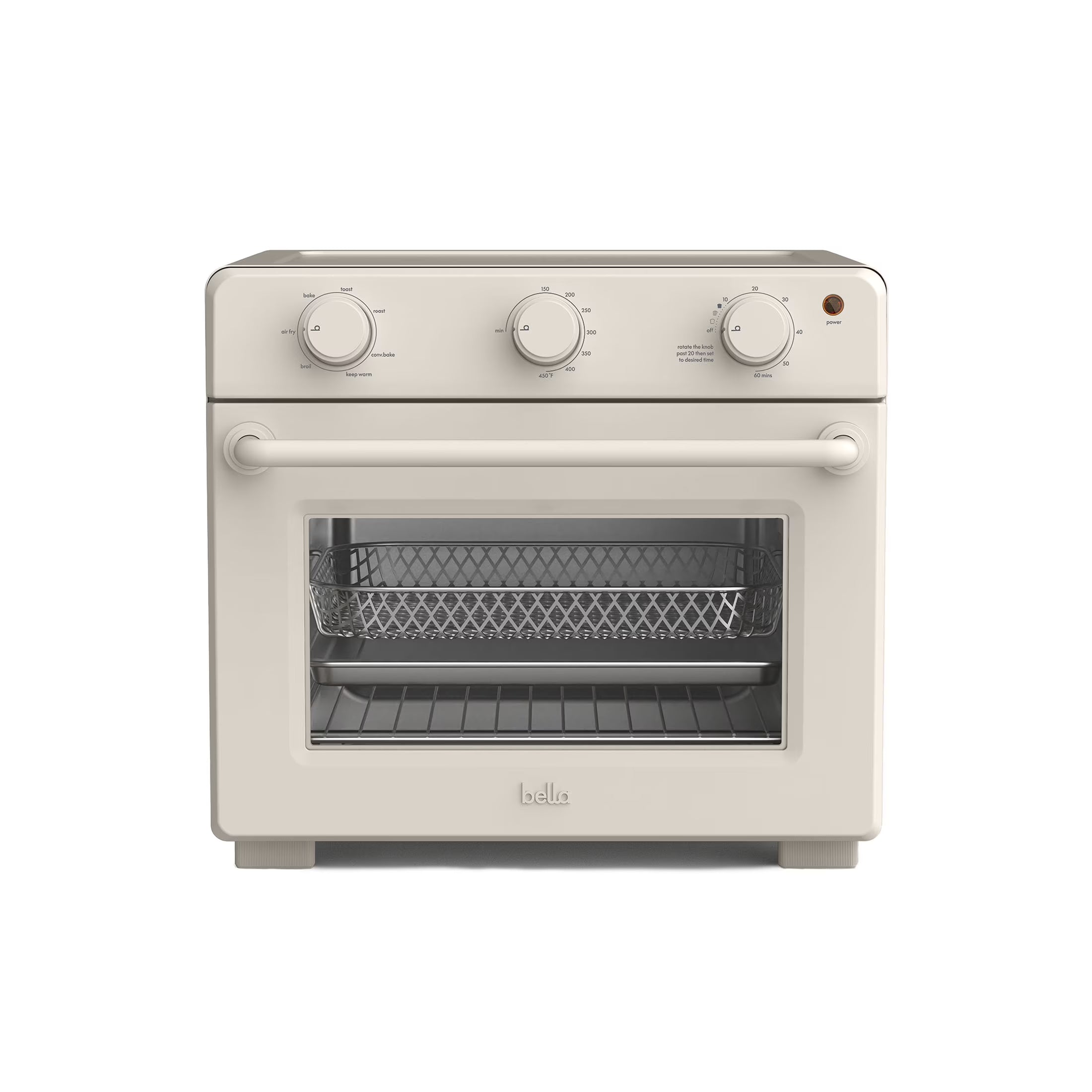 bella 6-Slice Toaster Oven, Oatmilk