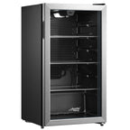 Arctic King 115-Can Beverage Fridge & Cooler, Stainless Steel Look, ARV115B1AST