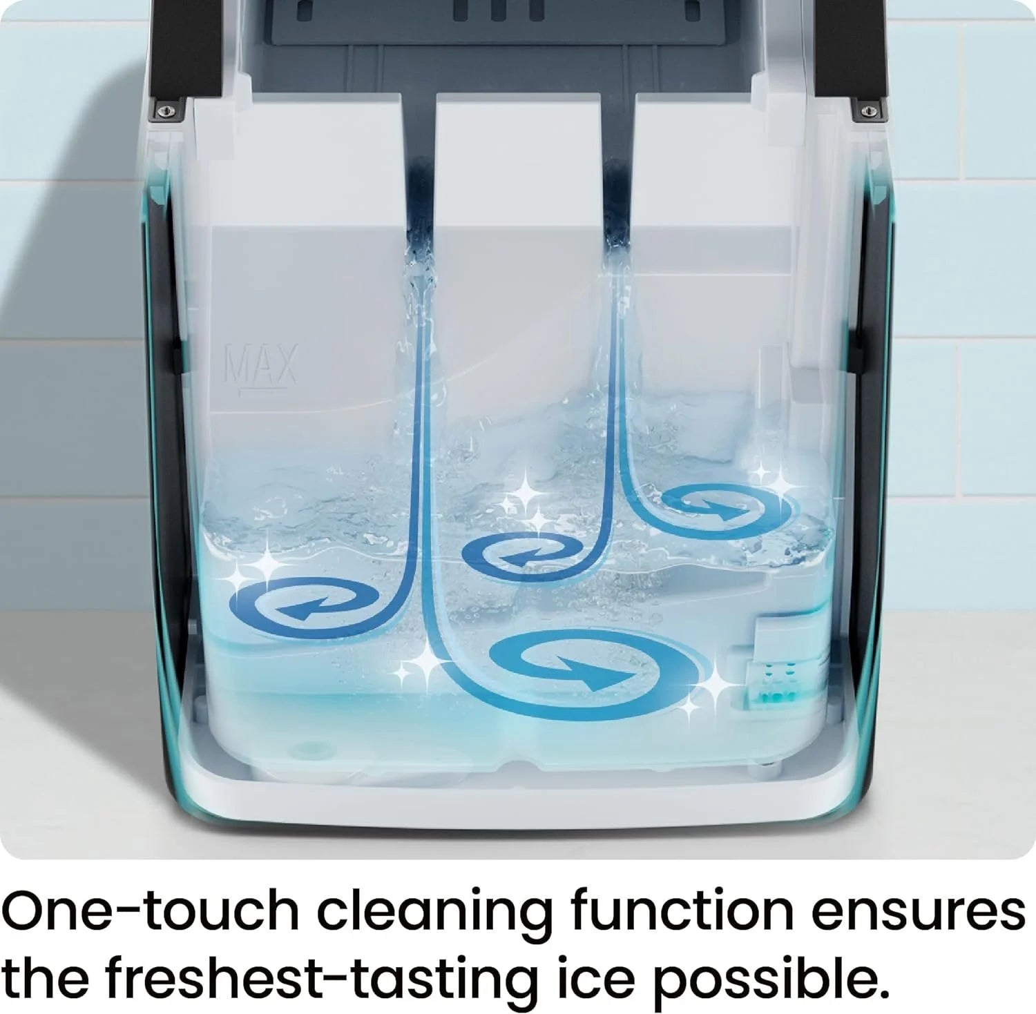 ICEMAN Dual-Size Countertop Bullet Ice Machine w/ 0.88lb Capacity - Black, New