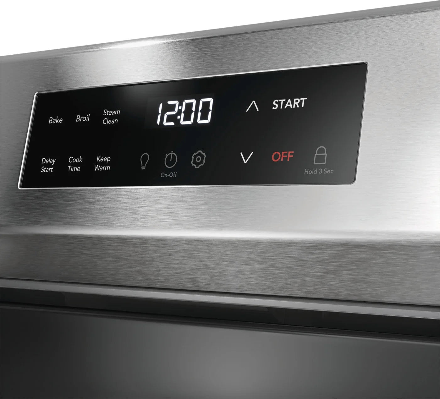 Frigidaire FCRG3062AS 30" Gas Range with Steam Clean, Stainless Steel