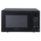 1.1 cu ft 1000W Microwave Oven - Stainless Steel Black: Countertop, Child Lock, 6 One-Touch Settings