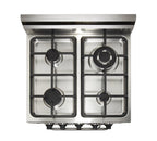 Unique Prestige 24�?2.3 cu ft Double Oven Gas Range in White