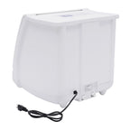Flip-top Dishwasher White 5 intelligent washing functions Portable Countertop Dishwasher Compact  Low Noise Mini Dishwasher with Water Tank Leak-Proof Dry